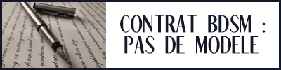 contrat bdsm